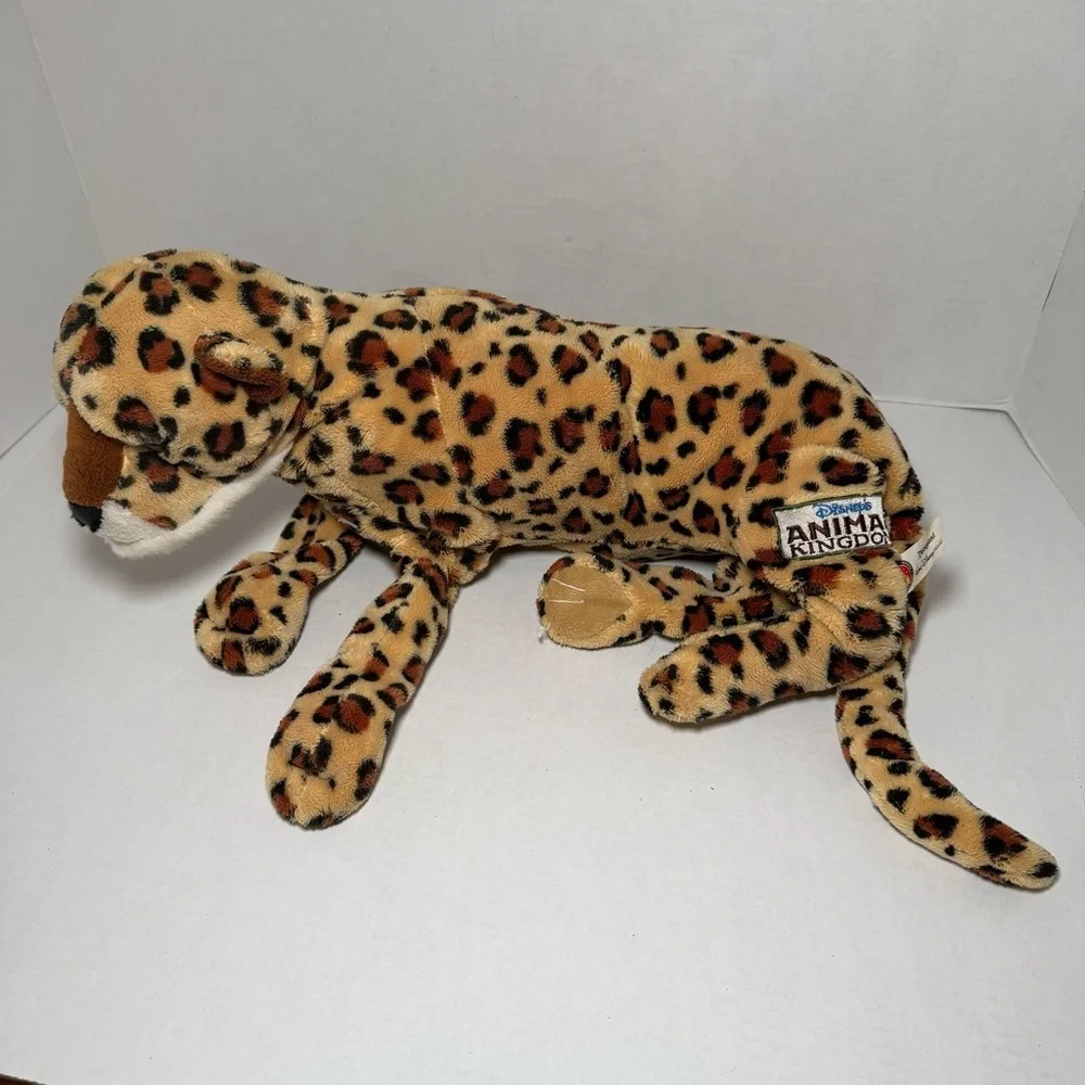 Disney Parks Animal Kingdom Cheetah Leopard Stuffed Animal Plush